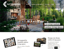 Tablet Screenshot of cuttingedgehardscapes.com